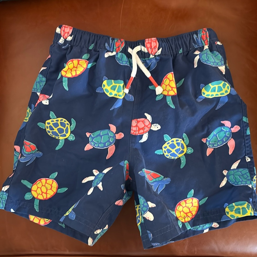 Mini Biden Boys Turtle Swim Trunks size 6-7